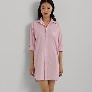 Ralph Lauren Pink Women's Pajama Shirt